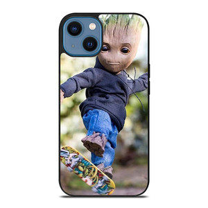 BABY GROOT SKATEBOARD iPhone 14 Case Cover BABY GROOT SKATEBOARD iPhone 14 Case Cover