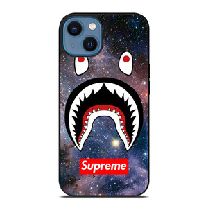 BAPE CAMO SHARK SUPREME NEBULA iPhone 14 Case Cover BAPE CAMO SHARK SUPREME NEBULA iPhone 14 Case Cover