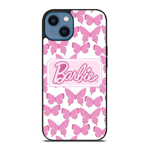 BARBIE BUTTERFLY PINK iPhone 14 Case Cover BARBIE BUTTERFLY PINK iPhone 14 Case Cover