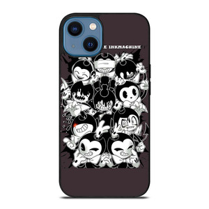 BENDY AND THE INK MACHINE COLLAGE iPhone 14 Case Cover BENDY AND THE INK MACHINE COLLAGE iPhone 14 Case Cover
