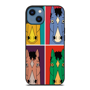 BOJACK HORSEMAN COLORFULL COLLAGE iPhone 14 Case Cover BOJACK HORSEMAN COLORFULL COLLAGE iPhone 14 Case Cover