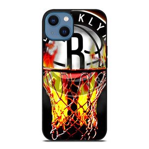 BROOKLYN NETS BASKETBALL RING iPhone 14 Case Cover BROOKLYN NETS BASKETBALL RING iPhone 14 Case Cover