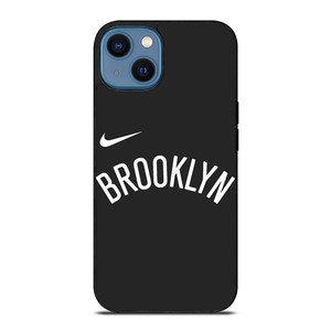 BROOKLYN NETS NIKE WORDMARK iPhone 14 Case Cover BROOKLYN NETS NIKE WORDMARK iPhone 14 Case Cover