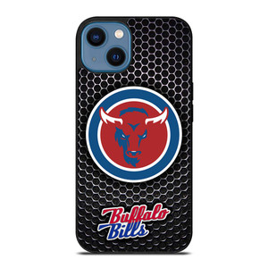 BUFFALO BILLS METAL LOGO iPhone 14 Case Cover