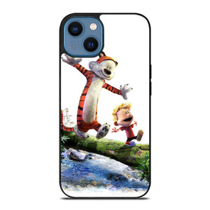 CALVIN AND HOBBES RIVER WOOD iPhone 14 Case Cover CALVIN AND HOBBES RIVER WOOD iPhone 14 Case Cover