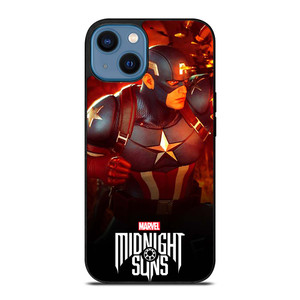 CAPTAIN AMERICA MARVEL MIDNIGHT SUNS iPhone 14 Case Cover CAPTAIN AMERICA MARVEL MIDNIGHT SUNS iPhone 14 Case Cover