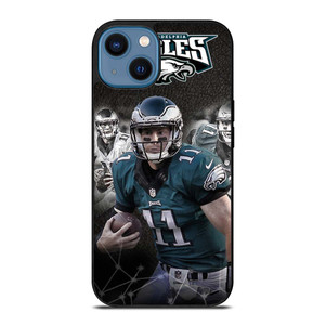 CARSON WENTZ PHILADELPHIA EAGLES iPhone 14 Case Cover CARSON WENTZ PHILADELPHIA EAGLES iPhone 14 Case Cover