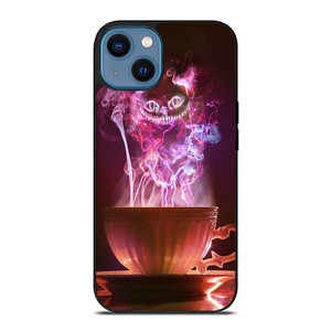 CHESHIRE CAT SMOKE ALICE IN WONDERLAND iPhone 14 Case Cover CHESHIRE CAT SMOKE ALICE IN WONDERLAND iPhone 14 Case Cover
