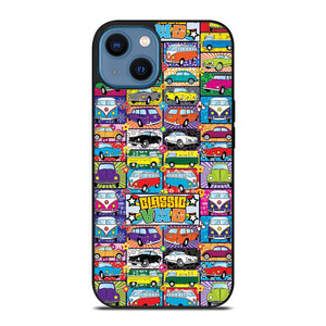 CLASSIC VW COLLAGE iPhone 14 Case Cover CLASSIC VW COLLAGE iPhone 14 Case Cover