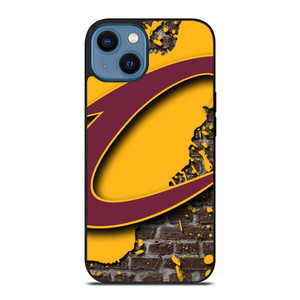 CLEVELAND CAVALIERS WALL SPLASH iPhone 14 Case Cover CLEVELAND CAVALIERS WALL SPLASH iPhone 14 Case Cover
