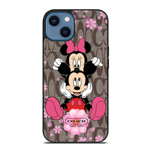 COACH MICKEY and MINNIE MOUSE iPhone 14 Case Cover COACH MICKEY and MINNIE MOUSE iPhone 14 Case Cover