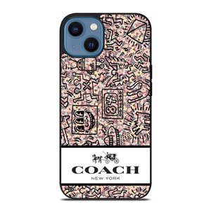 COACH NEW YORK ABSTRACK iPhone 14 Case Cover COACH NEW YORK ABSTRACK iPhone 14 Case Cover