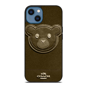 COACH NEW YORK BROWN BEAR iPhone 14 Case Cover