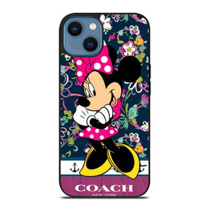 COACH NEW YORK CUTE MICKEY MOUSE iPhone 14 Case Cover