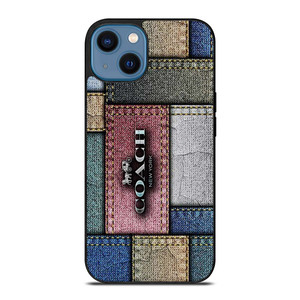COACH NEW YORK LOGO JEANS iPhone 14 Case Cover COACH NEW YORK LOGO JEANS iPhone 14 Case Cover