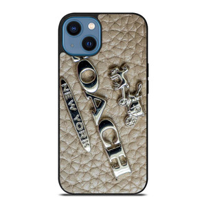 COACH NEW YORK LOGO ON LEATHER iPhone 14 Case Cover COACH NEW YORK LOGO ON LEATHER iPhone 14 Case Cover
