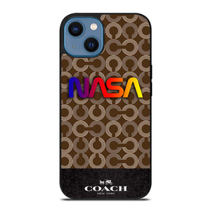 COACH NEW YORK NASA iPhone 14 Case Cover COACH NEW YORK NASA iPhone 14 Case Cover