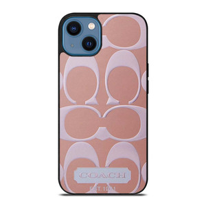 COACH NEW YORK PINK PATTERN iPhone 14 Case Cover