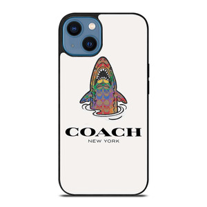COACH NEW YORK SHARK iPhone 14 Case Cover COACH NEW YORK SHARK iPhone 14 Case Cover