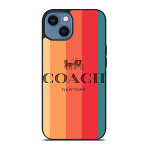 COACH NEW YORK STRIPES 2 iPhone 14 Case Cover COACH NEW YORK STRIPES 2 iPhone 14 Case Cover