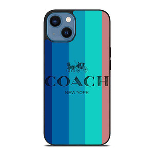 COACH NEW YORK STRIPES iPhone 14 Case Cover COACH NEW YORK STRIPES iPhone 14 Case Cover