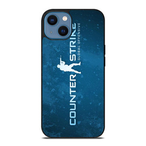 COUNTER STRIKE CSGO LOGO BLUE iPhone 14 Case Cover