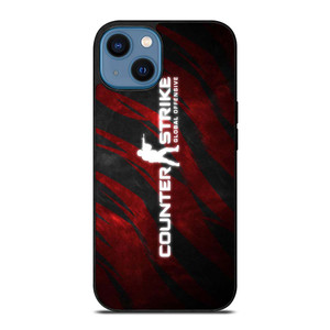 COUNTER STRIKE CSGO LOGO RED iPhone 14 Case Cover