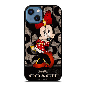 CUTE COACH MINNIE MOUSE iPhone 14 Case Cover