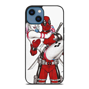 DEADPOOL HARLEY QUINN CARTOON iPhone 14 Case Cover DEADPOOL HARLEY QUINN CARTOON iPhone 14 Case Cover