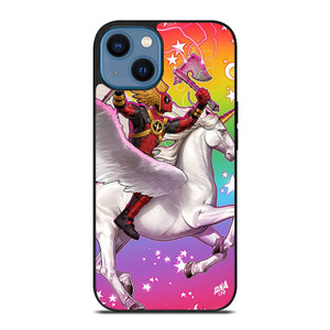 DEADPOOL UNICORN COLOR FULL iPhone 14 Case Cover