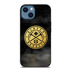 DENVER NUGGETS GOLD METAL iPhone 14 Case Cover