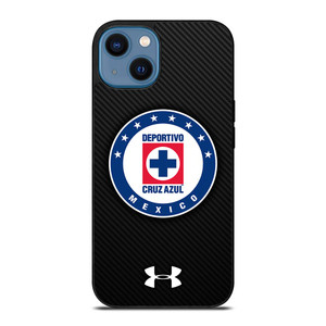 DEPORTIVO CRUZ AZUL CARBON LOGO iPhone 14 Case Cover