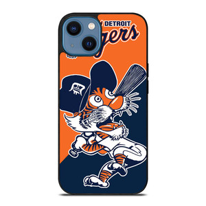 DETROIT TIGERS MASCOT MLB LOGO iPhone 14 Case Cover DETROIT TIGERS MASCOT MLB LOGO iPhone 14 Case Cover
