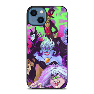 DISNEY VILLAINS URSULA AND FRIENDS iPhone 14 Case Cover DISNEY VILLAINS URSULA AND FRIENDS iPhone 14 Case Cover