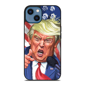 DONALD TRUMP ART iPhone 14 Case Cover DONALD TRUMP ART iPhone 14 Case Cover