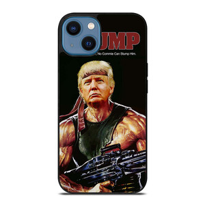 DONALD TRUMP RAMBO iPhone 14 Case Cover