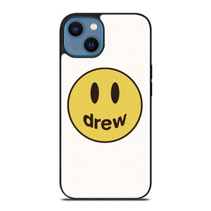 DREW SMILEY FACE LOGO iPhone 14 Case Cover DREW SMILEY FACE LOGO iPhone 14 Case Cover