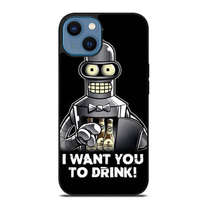 FUTURAMA BENDER QUOTE iPhone 14 Case Cover