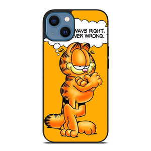 GARFIELD LAZY CAT QUOTE iPhone 14 Case Cover