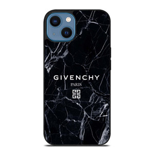 GIVENCHY PARIS MARBLE BLACK iPhone 14 Case Cover
