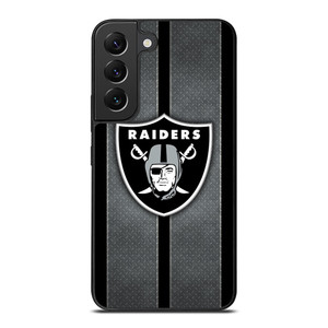 LAS VEGAS RAIDERS NFL METAL STRIPE Samsung Galaxy S22 Plus Case Cover