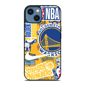 GOLDEN STATE WARRIORS NBA STICKER BOMB iPhone 14 Case Cover