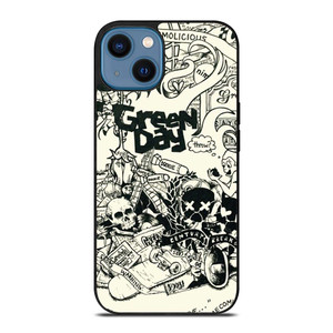 GREEN DAY BAND DEMOLICIOUS iPhone 14 Case Cover