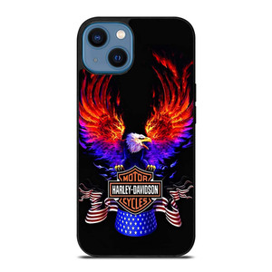 HARLEY DAVIDSON FLAME SWING iPhone 14 Case Cover