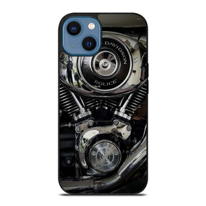 HARLEY DAVIDSON POLICE ENGINE iPhone 14 Case Cover