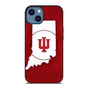 INDIANA HOOSIERS STATE OF MIND SYMBOL iPhone 14 Case Cover INDIANA HOOSIERS STATE OF MIND SYMBOL iPhone 14 Case Cover