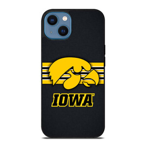 IOWA HAWKEYES STRIPE LOGO iPhone 14 Case Cover