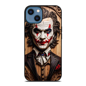 JOKER FACE WOOD iPhone 14 Case Cover