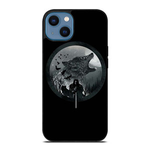 JON SNOW WOLF iPhone 14 Case Cover JON SNOW WOLF iPhone 14 Case Cover