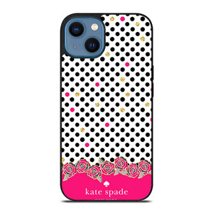 KATE SPADE FLOWER POLKADOT iPhone 14 Case Cover